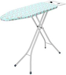 Beautiful Portable Standing Iron Board with Iron Press Holder, 48 x 15", Blue