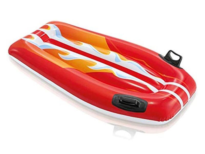 Intex Joy Rider Floating Bed, Red/Yellow