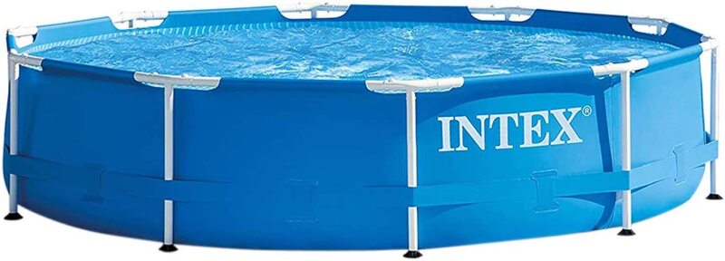 Intex Circular Pool Metal Frame, 305 x 76cm, 28200NP, Blue