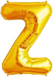 Beautiful 40-inch Alphabet Z Foil Balloon, Pack of 1 Unit, Golden