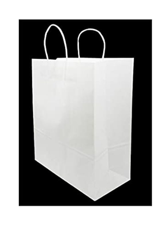 Beautiful Gift Bag for Any Occasion, 12 Pieces, 31 x 15 x 41cm, White