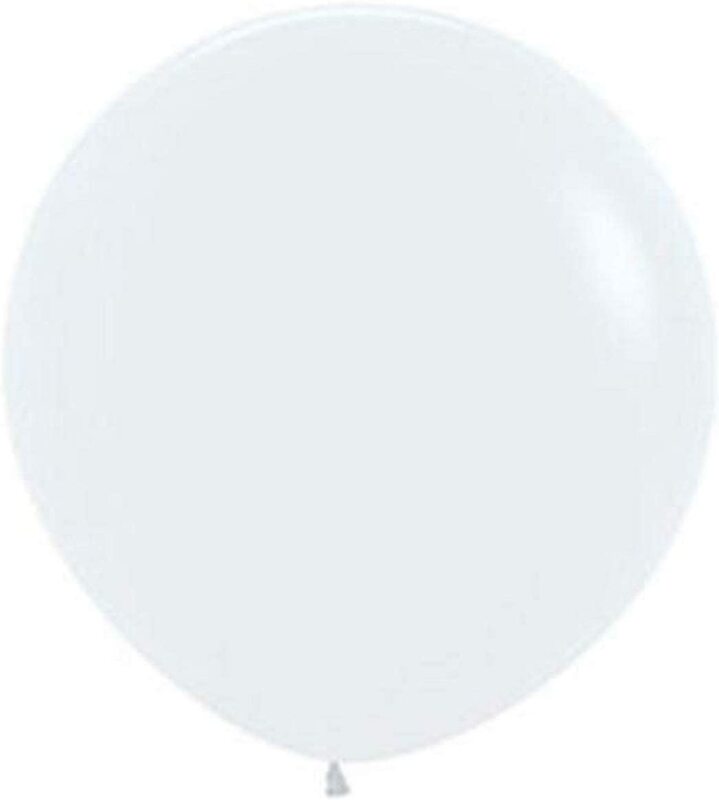 Sempertex 36-Inch Round Latex Balloons, 2 Pieces, Satin Pearl