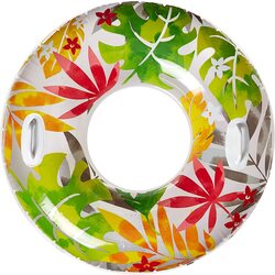 Intex 58263EP Groovy Colour Inflatable Flower Transparent Tube, Multicolour
