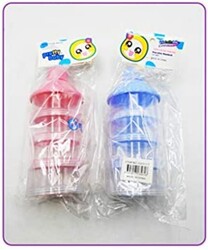 Pretty Baby Milk Powder Dispenser with 3 Sections for Baby, Newborn, Assorted Colour