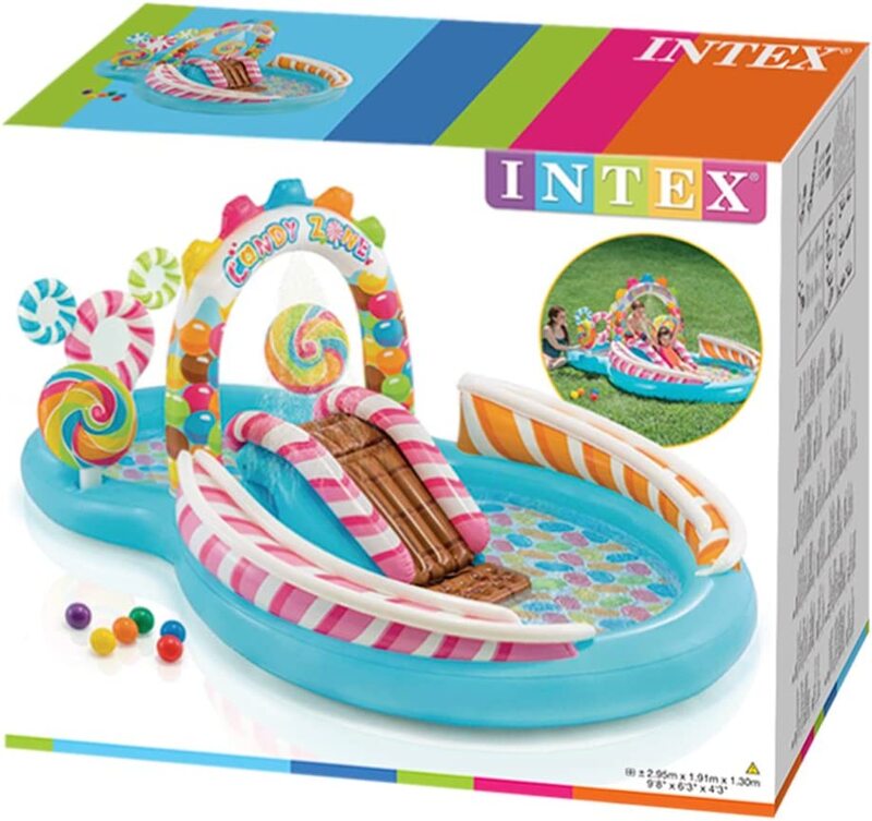 Intex Candy Zone Kiddie Pool Play Centre, Ages 3+