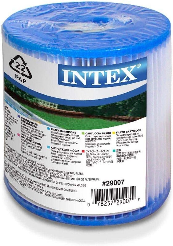 Intex Type H Filter Cartridge, 29007, White