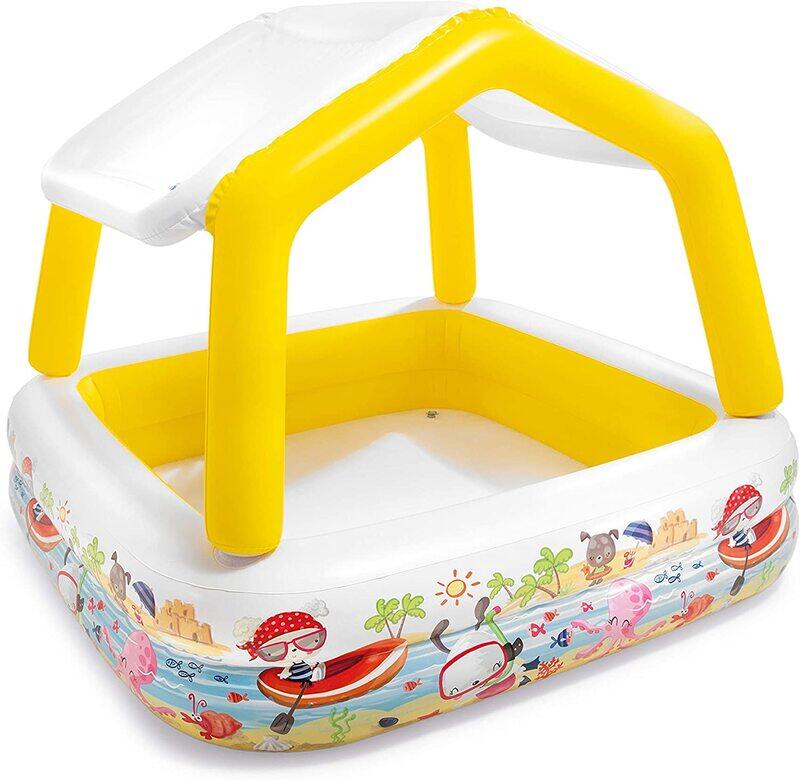 

Intex Sun Shade Inflatable Pool, 57470EP, Multicolour