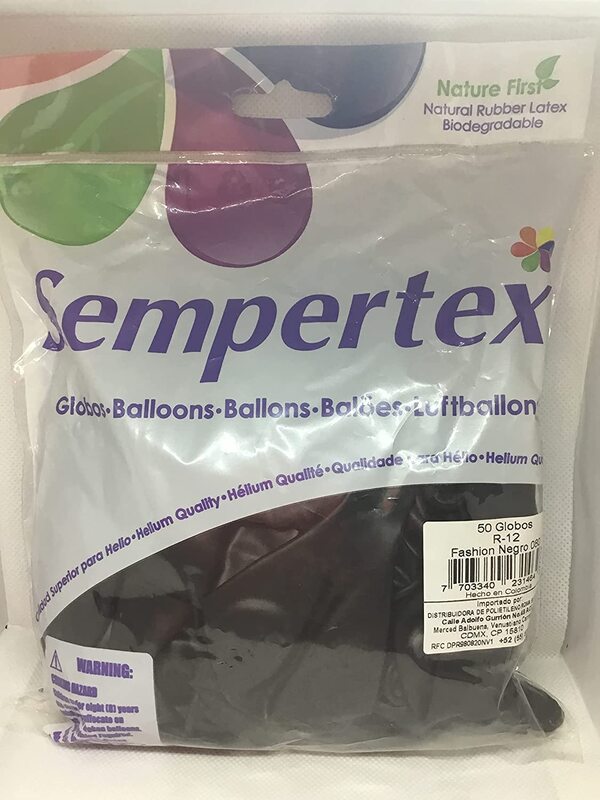 Sempertex 12-inch Soccer Ball Printed Round Latex Balloon, 50 Pieces, Fashion White