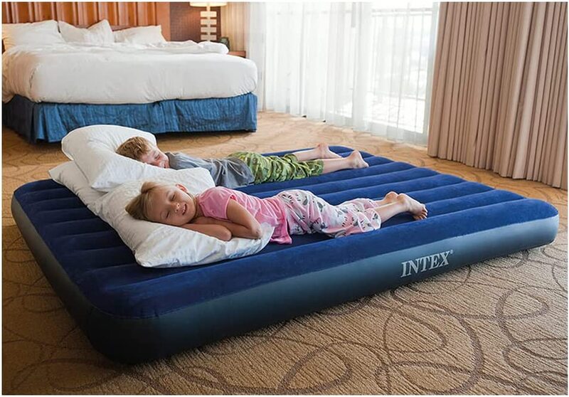 Intex Multi-Use Classic Downy Airbed, 64759, Blue