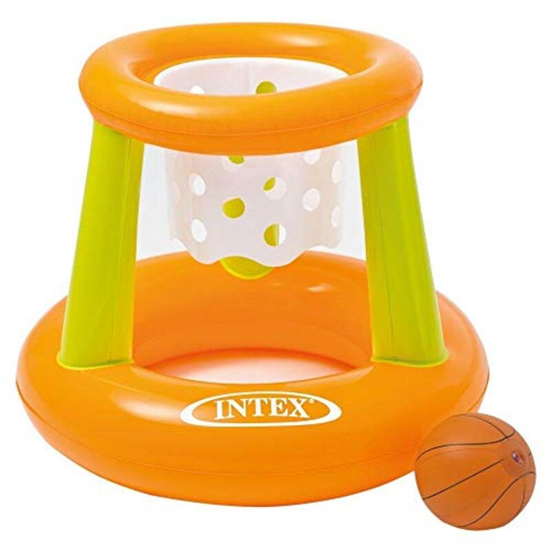 Intex Floating Hoop Pool Game, 58504, Orange