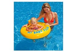 Intex My Baby Float Ring Swimming Aid Swim Seat, 56585, Yellow
