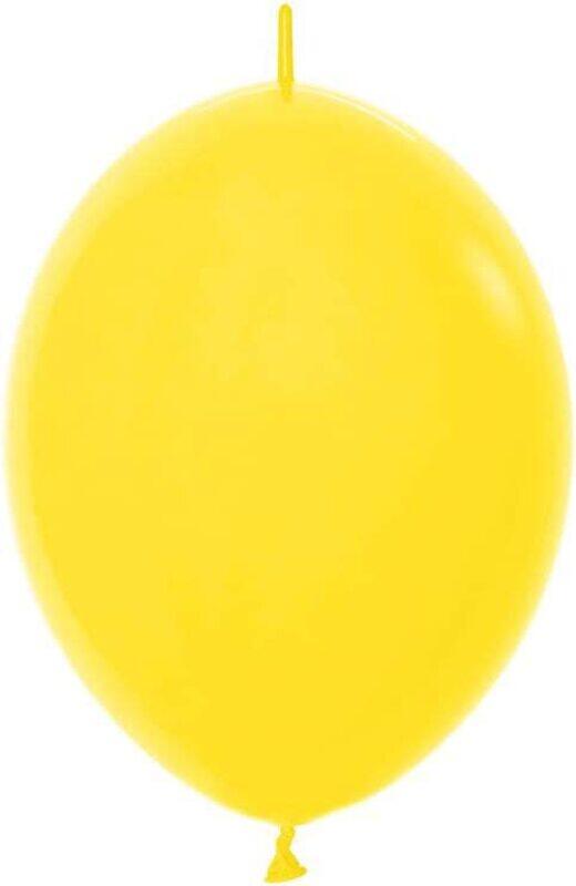 

Sempertex 12-Inch Link O Loon Latex Balloons, 25 Pieces, Fashion Yellow