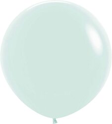 Amscan 20012292 60cm Latex Balloons, 3 Pieces, Matte Pastel Green