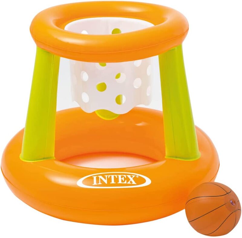 Intex Swimming Floating Hoops Basketball Game, 58504, Multicolour