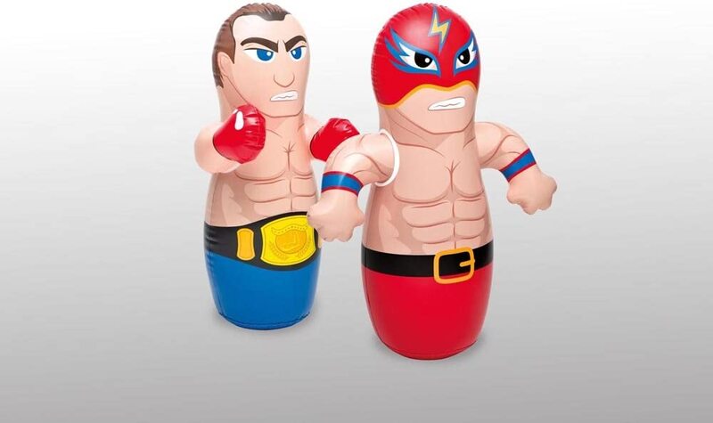 Intex 3D Blow Up Inflatable Boxer Bop Bag Toy, Ages 3+