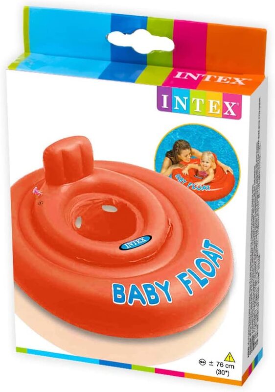 Intex Children's Baby Float Swimming Aid, Green/Yellow