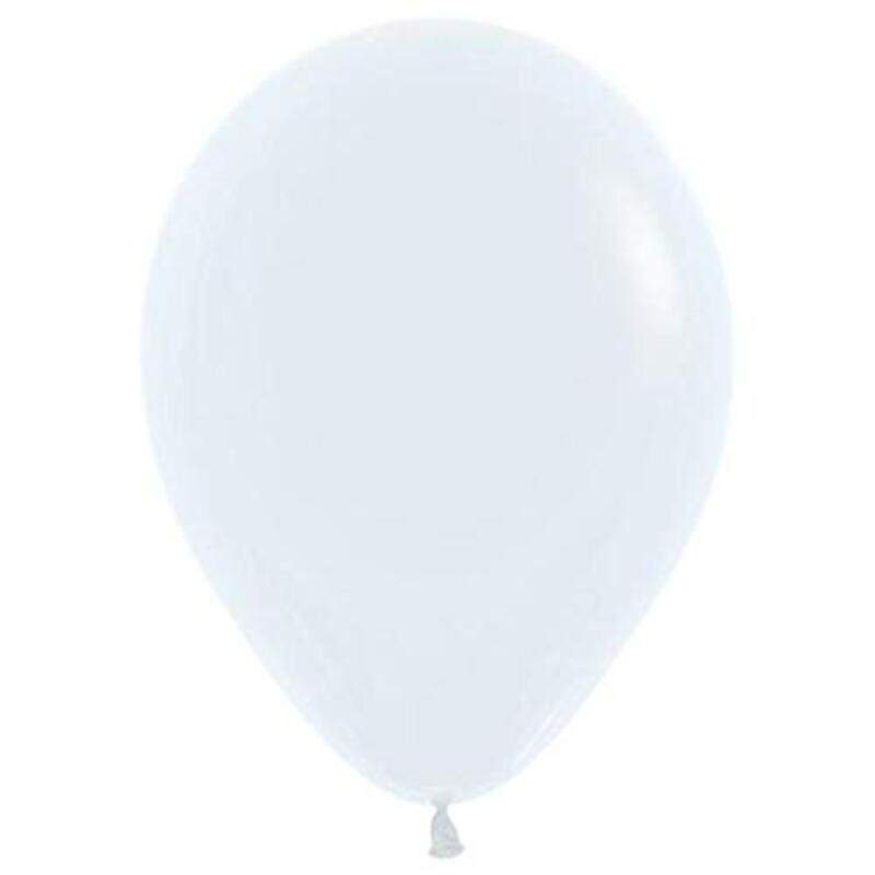 

Sempertex 5-Inch Round Latex Balloons, 50 Pieces, White