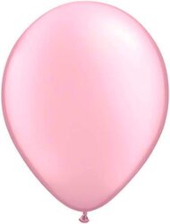 Party Fun 12-inch Balloon, Pack of 40 Units, Chrome Clear Light Pink