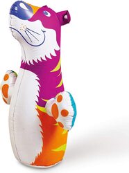 Intex 3D Bop Bag Blow Up Inflatable Tiger, Multicolour