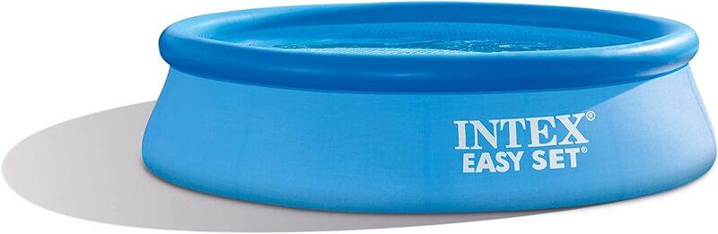 

Intex Recreation Pool Ground Level Pool Set, Blue