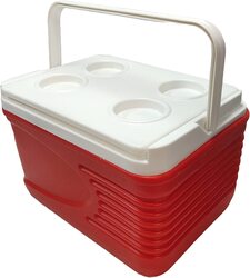 Princeware Insulated Chiller Ice Box, 14 Litre, 3414, Red