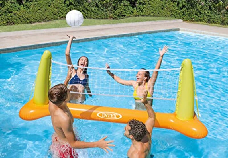 Intex Pool Volleyball Game for Ages 6+, 56508, Green/Orange