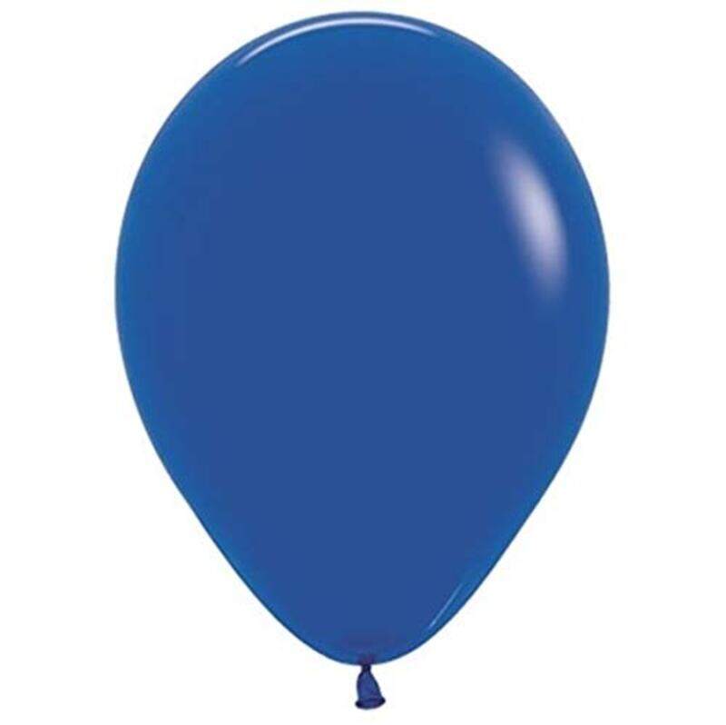 

Sempertex 5-Inch Round Solid Royal Latex Balloons, 50 Pieces, Blue