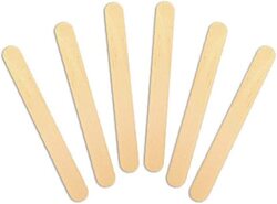 Wooden Ice Cream Stick Set, Small, 50 Pieces, Beige