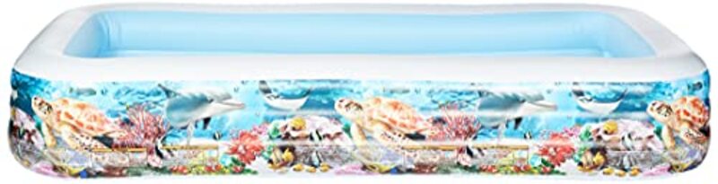 Intex Inflatable Tropical Design Pool, 305 x 183 x 56cm, 58485NP, Multicolour