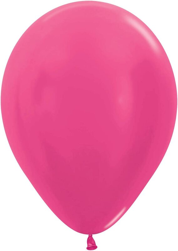 Sempertex 12-Inch Round Latex Balloons, 50 Pieces, Metallic Pearl Rose Gold