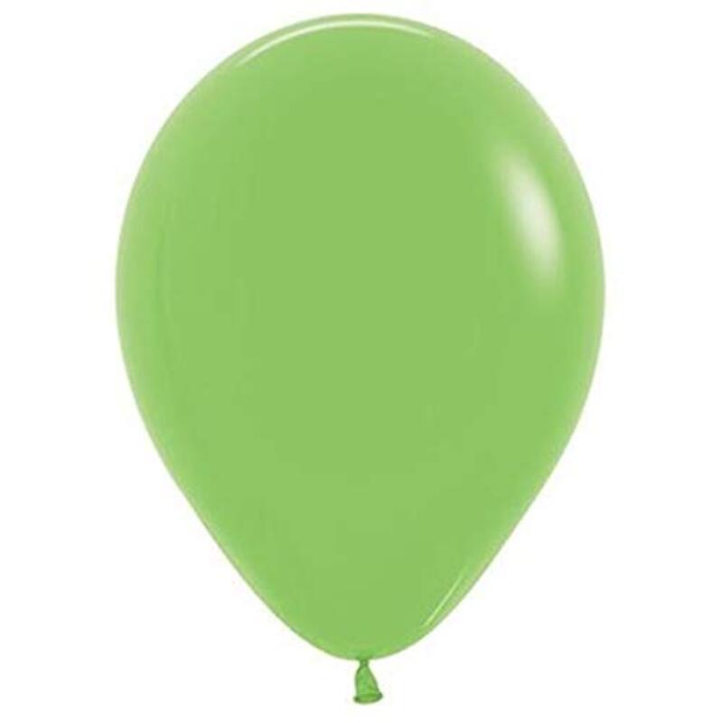 Sempertex 5-Inch Round Latex Balloons, 50 Pieces, Fashion Lime Green