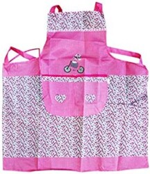 Fenfang Beautiful Home Kitchen Straps Apron with Pockets for Children, Assorted Colour