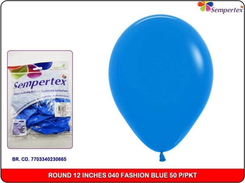 

Amscan 20000758 12-inch Latex Balloons, 50 Pieces, Blue