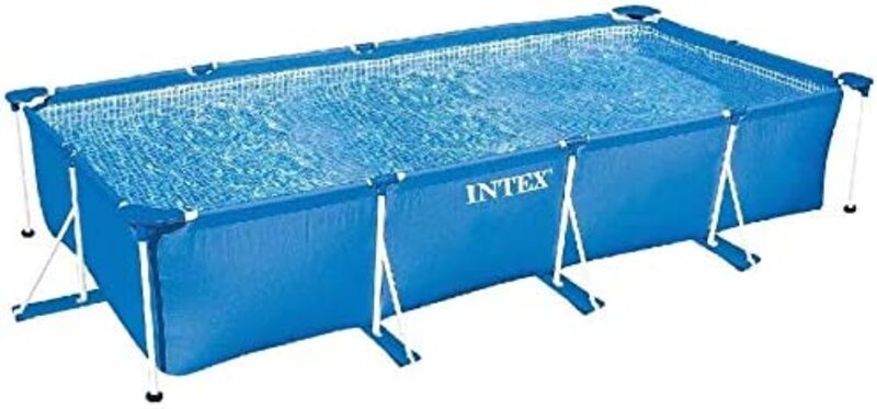 Intex Metal Rectangular Frame Pool, Ages 9+, 28272, 3 x 2m, Blue