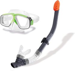 Intex Surf Rider Diving Mask & Snorkel Set, 2 Pieces, Multicolour