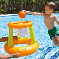 Intex Swimming Floating Hoops Basketball Game, 58504, Multicolour