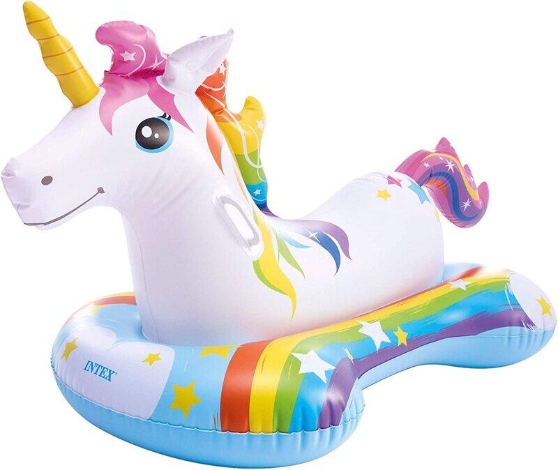 Intex Unicorn Ride-On, 57552NP, Multicolour