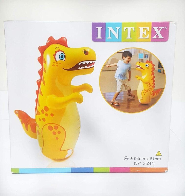 Intex Inflatable 3D Punching Bop Bag for Kids, Ages 3+