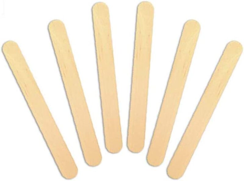 Party Fun Ice Cream Sticks, 50 Pieces, All Ages, Beige