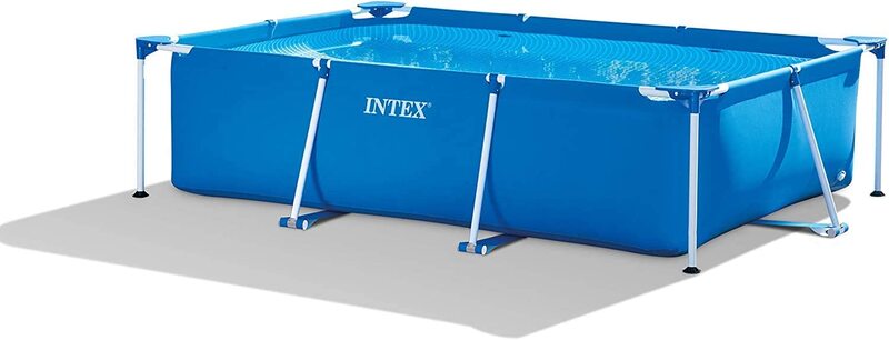 Intex Metal Rectangular Frame Pool, 28272, 3 x 2m, Blue