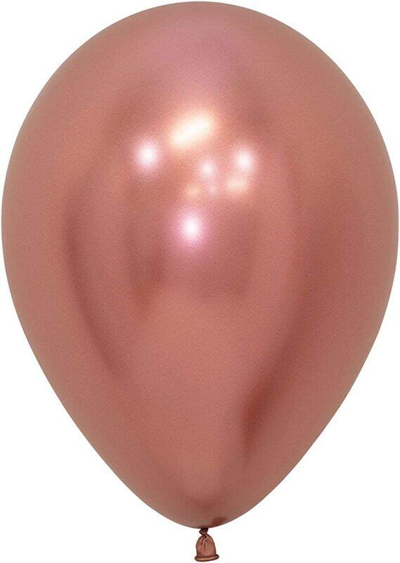 

Amscan 20014170 5-inch Latex Party Balloons, 50 Pieces, Reflex Rose Gold