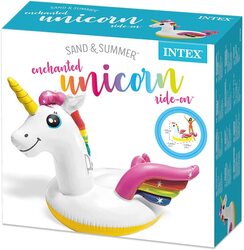 Intex Unicorn Pool Floater Unicorn Rideon, 57561, Large, Multicolour