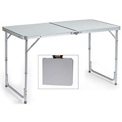 1.2 Meter Foldable Trestle Table for Picnic, Silver