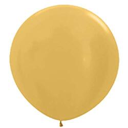 Amscan 20008120 91.5cm Latex Balloons, 2 Pieces, Gold