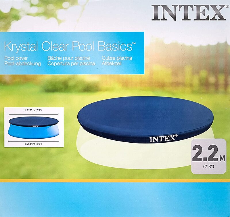 Intex Easy Set Pool Cover, 28020, Navy Blue