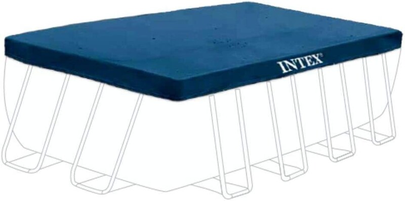 Intex Rectangular Pool Cover for 4 x 2m Swimming Pool, Navy Blue