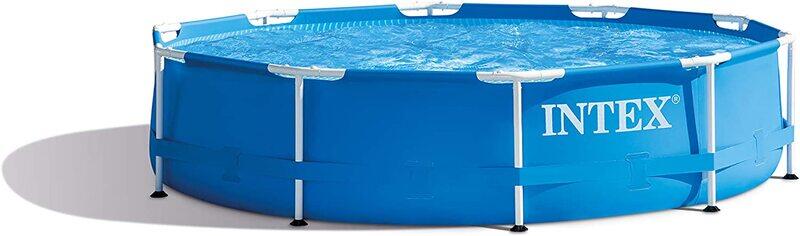 Intex Metal Big Frame Pool, 28200, Blue