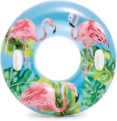 Intex Transparent Swim Ring, Multicolour