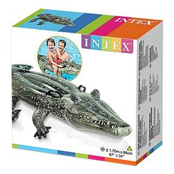 Intex Realistic Gator Ride-On, 67 x 34-Inches, 57551, Multicolour
