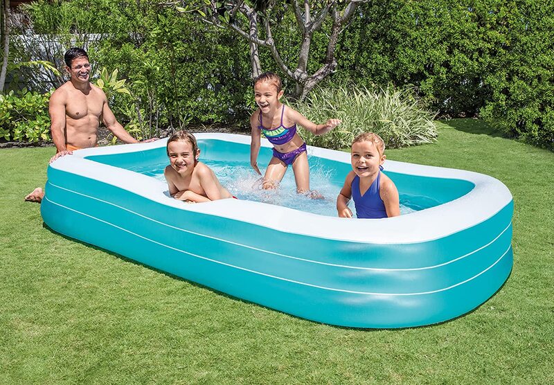 Intex Inflatable Family Pool, 58484NP, Blue